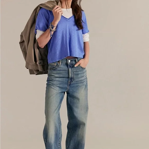 We The Free Take 2 Tee NWT Size Small Free People Short Sleeve Top - Picture 4 of 8